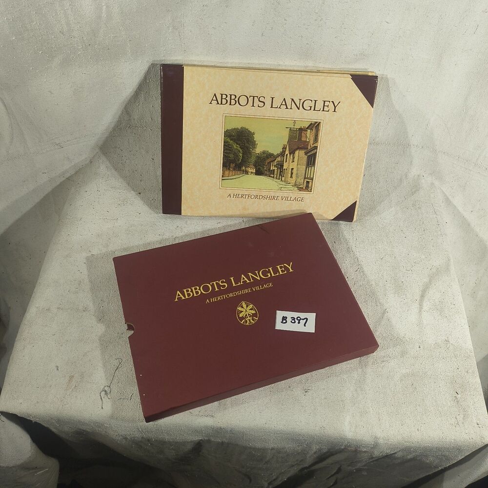 Abbots Langley Hertfordshire Village Hardcover W Ith Hard Box Cover Alpine Press
